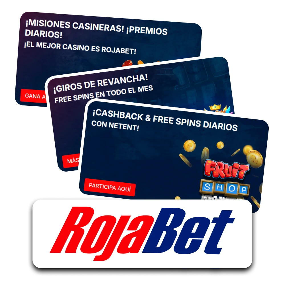 Te contamos cuáles son los bonos de la web de Rojabet.