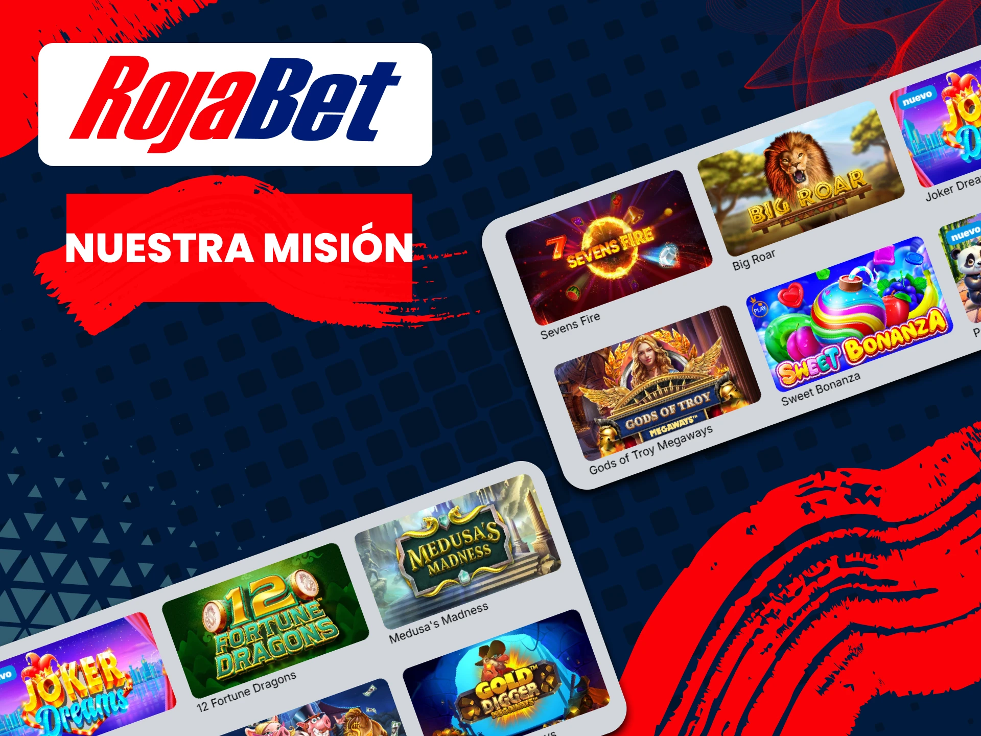 Descubre cuál es la misión del sitio web Rojabet.