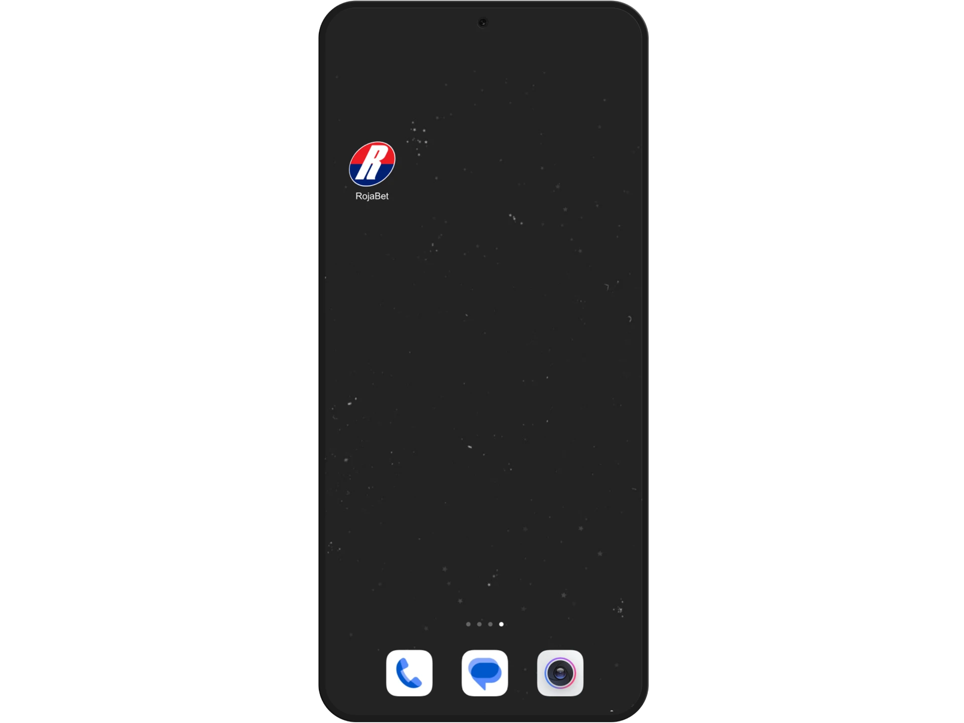 Ahora puedes iniciar la aplicación Rojabet desde la pantalla de inicio.