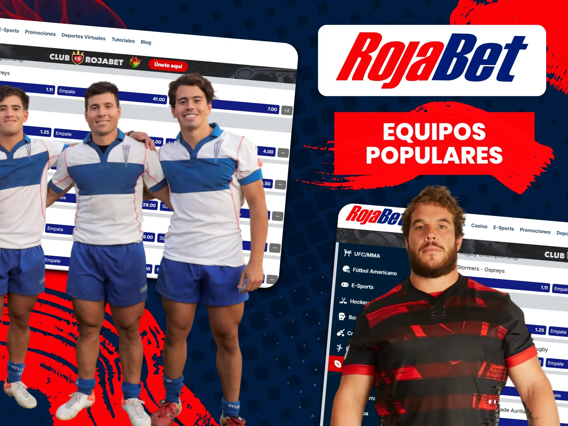Hay media docena de equipos de rugby en Chile en los que puedes apostar en Rojabet.